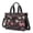 Breast Cancer Ribbon Daisy Word, variant on Breast Cancer Ribbon Butterfly Flower Canvas Messenger Tote Bag, Work Tote with Multi Pockets & Removable Strap, Magnetic Closure Gifts for Work Travel Shopping