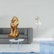 thumbnail image 2 of Escultura de león majestuosa y elegante figura de bailarina, adorno de mesa coleccionable para oficina, hogar, dormitorio, estantería, chimenea,, 2 of 8