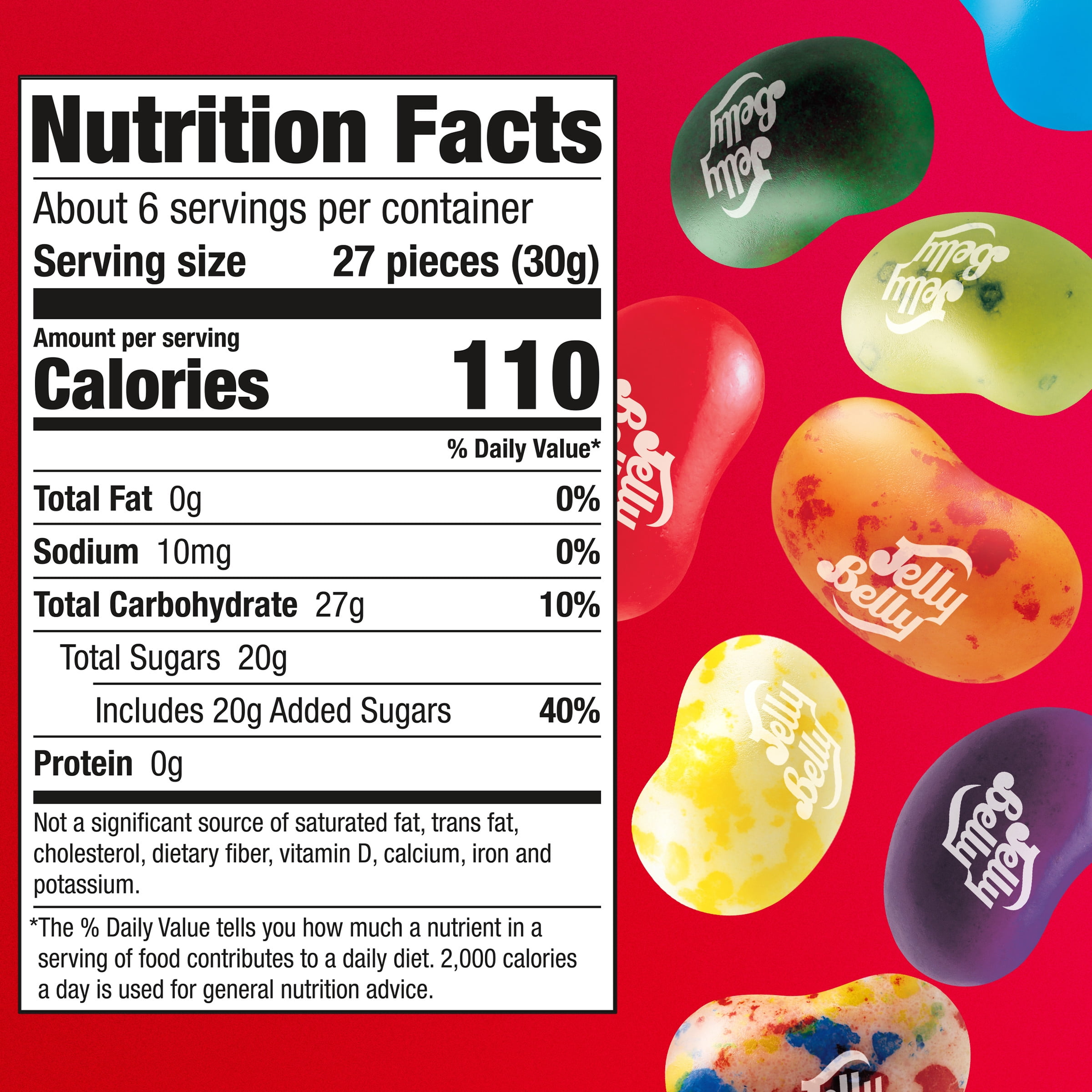 Jelly Belly Signature 20 Jelly Bean Collection - 6 oz Peg Bag, 12-Count Case - Genuine, Official, Straight from the Source