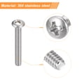 thumbnail image 4 of #8-32x1-1/8" tornillos de máquina de cabeza plana, tornillo de acero inoxidable 304, paquete de 20, 4 of 6