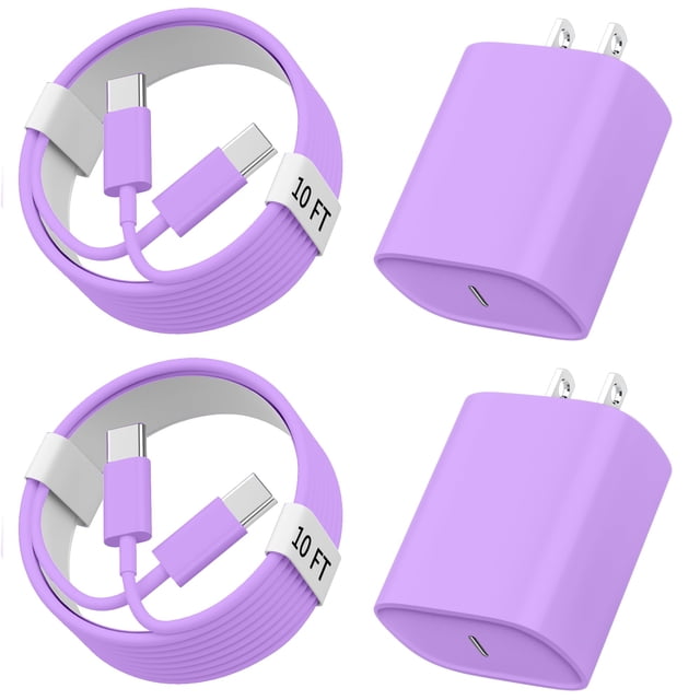 Cargador de teléfono Ubearkk, kit de cables Ubearkk PD USB-C Fast de 3 m