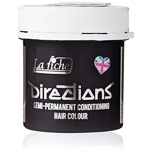 Tinte para el cabello semipermanente color ébano - Envase de 88ml
