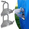 thumbnail image 3 of Grey Swimming Pool Pipe Holders For Intex Pools to Hold Pipes Diameter 26-38mm, 3 of 5