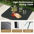 thumbnail image 6 of STARY Patio Dining Table 35"x35", Square Outdoor Dining Table with 1.57" Umbrella Hole for Patio Graden Backyard and Poolside, 6 of 8