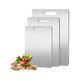 thumbnail image 1 of Tablas De Picar Alimento De Cocina Acero Inoxidable 3pzs Malubero Plateado, 1 of 5