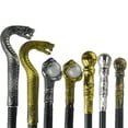 thumbnail image 4 of Egyptian Cobra Staff scepter of claw Egyptian Style Staff for Costume Prop Accessory Levamdar CPB-SSW625-2, 4 of 5