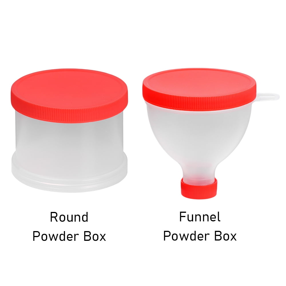 2Pack Protein Powder Container to go Portable Supplement Funnels for  Filling Bottles with Protein Powder Compartment Pill Storage, Great for  Workout