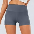 thumbnail image 6 of AherBiu Workout Shorts for Women High Waisted Stretch Athletic Short Leggings Bikers Shorts with Pockets, 6 of 6