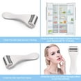 thumbnail image 4 of Rodillo de hielo para rostro y ojos, hinchazón, migraña, alivio del dolor y lesiones menores, productos para el cuidado de la piel Masajeador facial de acero inoxidable Masajeador con, 4 of 8