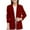 Wine, variant on TAIAOJING Toddler Girls Jacket Long Sleeve Blazers Notched Collar/Lapel Collar With Inner Pocket Open Front Casual Kids Suit Birthday 11-12Y