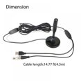 thumbnail image 3 of HD Digital Skywire 1280 Miles Ranges Indoor Outdoor TV Antenna With 10 ft Coax Cable, 3 of 6