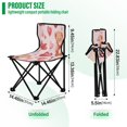 thumbnail image 3 of BZSMCE Camping Chairs Modern Sweetheart Bears Pattern Folding chair, 3 of 8