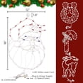 thumbnail image 4 of Decoraciones navideñas GMFINE para ventanas iluminadas, paquete de 4, 4 of 6