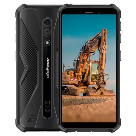 Ulefone Armor X12 Rugged Smartphone, 5.45" HD+ Display, 8GB RAM + 64GB Storage, 13MP Sony Camera, 4860mAh Battery, IP68/IP69 Waterproof, Drop-Proof, Unlocked Dual SIM, Black