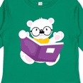 thumbnail image 4 of Inktastic Bear Going to School, Polar Bear, Cute Bear, Books Boys or Girls Long Sleeve Toddler T-Shirt, 4 of 5