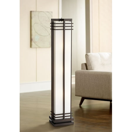 Possini Euro Design Art Deco Floor Lamp Espresso Wood Beige Linen Column Shade Standing Light For Living Room Bedroom Office Possini Euro Design Art Deco Floor Lamp Espresso Wood Beige Linen Column Shade Standing Light For Living Room Bedroom Office