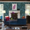 thumbnail image 3 of Brewster Nocturnum Dark Blue Leaves Wallpaper, 3 of 4
