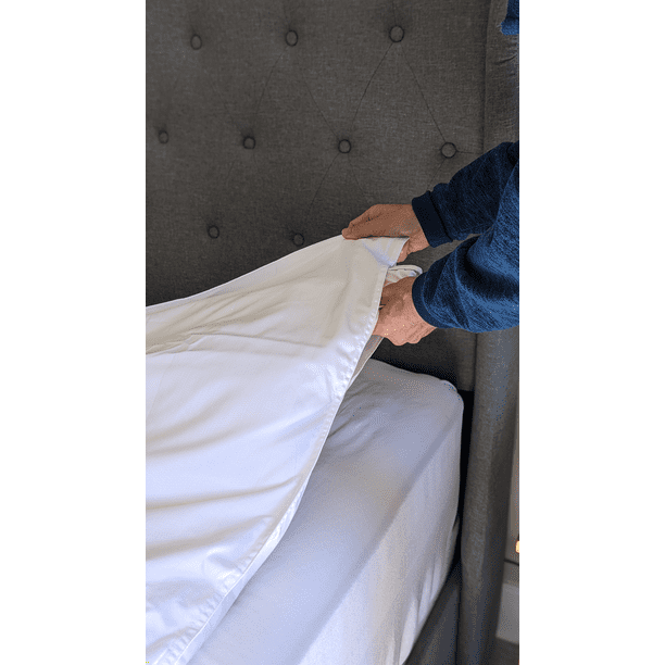 Count Embrace Jacquard Top Sheets White 108 x 92 King Triple