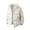 Q31 Beige, variant on Mifsaly Mens Puffer Jacket Solid Color Stand Collar Full Zip Casual Padded Winter Coat with Multi Pockets Light Blue,XL