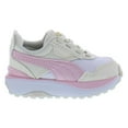thumbnail image 4 of Puma Cruise Rider Silky Ac Infant/Toddler Shoes Size 6, Color: Cream/Pink, 4 of 4