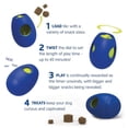 thumbnail image 3 of SBARK Tikr Interactive Treat Toy for Dogs with Treats, Blue, Large, 3 of 3