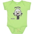 thumbnail image 3 of Inktastic Metal Face Boys or Girls Baby Bodysuit, 3 of 5