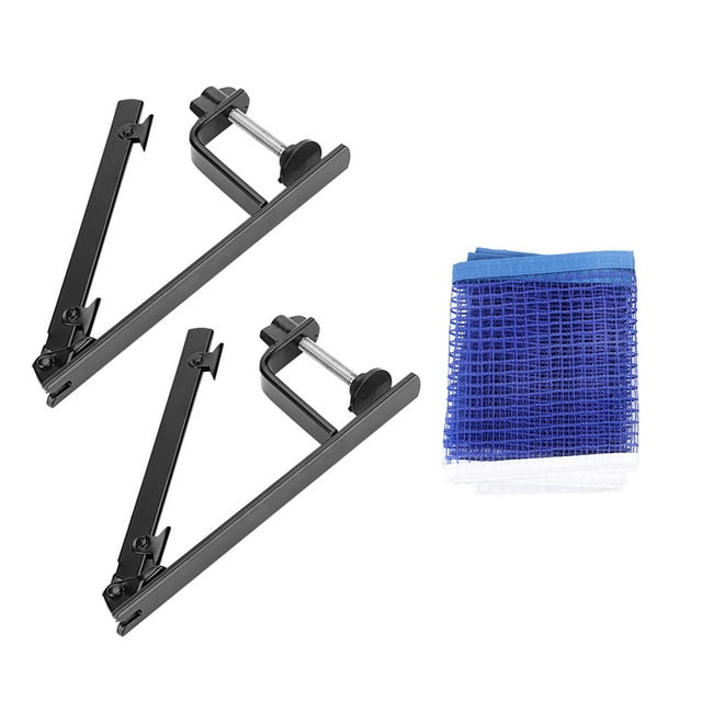 Filet de Tennis de Table, Pince en Métal Facile à Stocker Filet de Nylon Solide Pong Set pour une Utilisation en Extérieur pour les Amateurs de Tennis de Table
