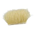 thumbnail image 3 of JUNWELL 1 Yard Dyed Ostrich Feather Fringe Trim Ribbon Embellishment Cream, 3 of 8