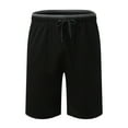 thumbnail image 2 of Vedolay Shorts for Mens Straight Drawstring Elastic Waist Fashion Shorts,Black S, 2 of 5
