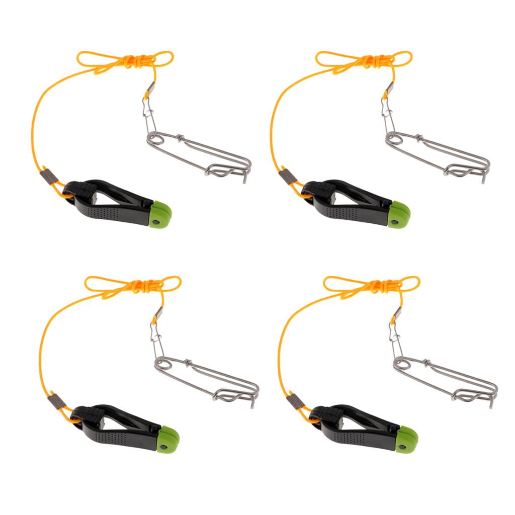 4pcs Power Downrigger Line Release Stacker Clips With 42cm Leader
