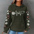 thumbnail image 2 of Womens Christmas Sweater Winter Shirts for Women Hoodies Women Clearance Crewneck Sweater Women Cute Long Sleeve Tops Fashionable Women's Printed Pullover Round Neck Top, 2 of 4