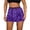 Purple, variant on Women Sequin Mini Skirt Elastic Waist Sparkly Bodycon Party Clubwear Short Skirt,Gold,One Size