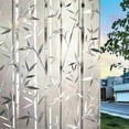 thumbnail image 1 of NETSENG LEMON CLOUD Bamboo Window Film Stained Glass Film Frosted Privacy Window Decal Decorative Window Cling No Glue Removable Window Stickers (23.6in. by 78.7in), 1 of 5