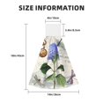 thumbnail image 3 of Disketp Vintage Flower Hanging Kitchen Towel Tie Towels Tea Bar Dish Cloths Dry Towel for Laundry Room Decor (18*14in), 3 of 7