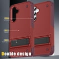 thumbnail image 5 of Dteck for Samsung Galalxy A54 5G Case with Built-in Kickstand, Heavy Duty Hybrid Shockproof Rugged Hard Plastic Bumper Soft Silicone Rubber Drop Protective Phone Cover,red, 5 of 7