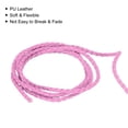 thumbnail image 3 of Uxcell 5.47 Yards 3mm Dia PU Braiding Leather Cord String for DIY Crafts, Pink, 3 of 6