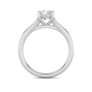 FireBorn Diamonds Fireborn IGI Certified Round-Shaped Diamond Engagement Ring, Split-Shank Design For Women, 1 CTTW, 14K White Gold