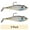 Natural Shad, variant on Storm WildEye Swim Shad 4" Fishing Lure 7/16oz Natural Shad 3pcs