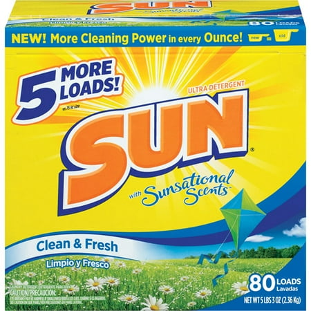 Sun Ultra Clean & Fresh Laundry Detergent With Sunsational Scents, 83 oz