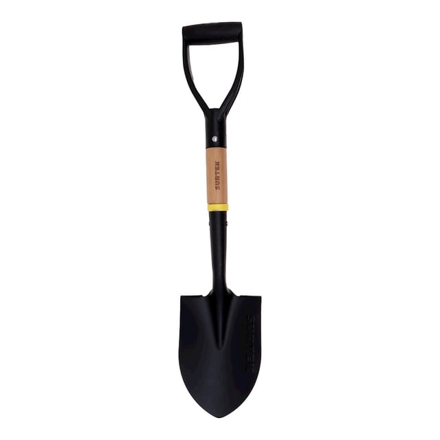 Pala Cajuelera Redonda Surtek Metal Negro 68X14.8Cm