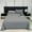 Gray, variant on Clearance! Full Size Bed Sheets - Soft Full Sheet Set - Breathable & Cooling - Hotel Luxury - Easy Care Cotton Blend Microfiber Bedding for Women, Men(Black)