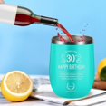 thumbnail image 5 of ILIKAKA 30th Birthday Gifts for Women Wine Glass-30 Funny Gift Idea for Her 1990 Tumbler 30 years old Unigue present for sister, 5 of 6
