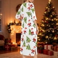 thumbnail image 4 of Long Nightgowns for Women Long Sleeve Sleepshirts Loungewear Casual Sleepwear Loose Sleep Dress with Pockets White C M, 4 of 7