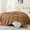 A, variant on Hearthoom Soft Fleece Throw Blanket, Luxurious Brown Caramel Sofa Nap Blanket for Office Comfortable Rest and Warmth During Work, Enhancing Productivity, 50x60 Inches