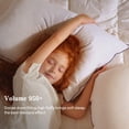 thumbnail image 3 of Almohada estándar BHZ con plumas de ganso, juego de 4 unidades, color blanco, 3 of 9