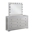 thumbnail image 6 of Eleanor Upholstered Tufted Bedroom Set Metallic, 6 of 8