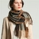 thumbnail image 3 of Bufanda de cuadros estilo invierno para mujer, cálida, a la moda, con borlas, para estudiantes, bufanda larga gruesa, chal para parejas para hombres, 3 of 6