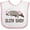 White and Pink, variant on Inktastic Sloth Baby Boys or Girls Baby Bib