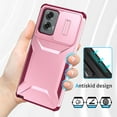 thumbnail image 7 of for Motorola Moto G Power 5G 2025, Luxury Sliding Camera Cover Soft TPU + Hard PC Shockproof Drop Protective Hybrid Stylish Ultra Slim Frosted Anti-slip Grip Case for Moto G Power 5G 2025, Pink, 7 of 7