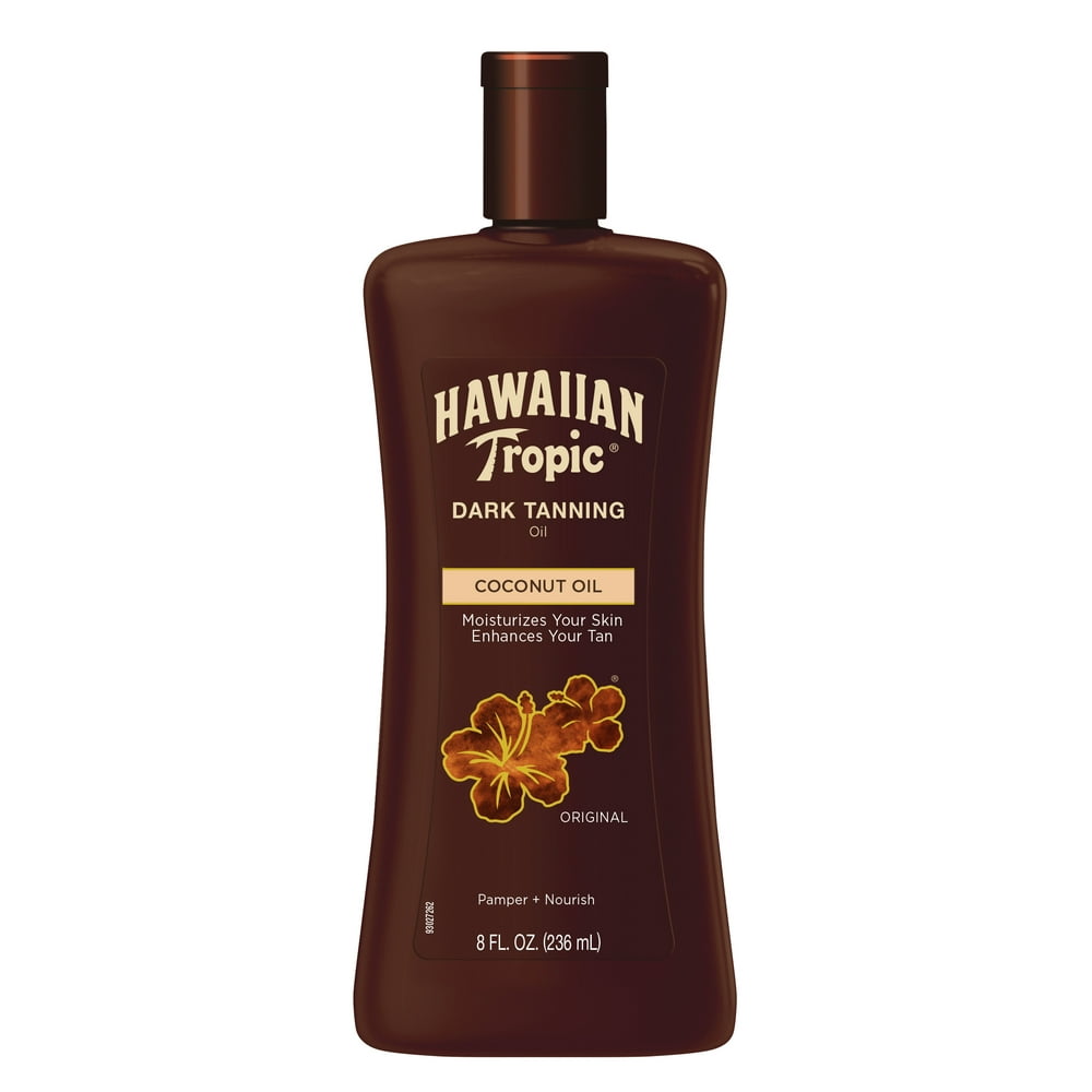 Hawaiian Tropic Dark Tanning Oil with Island Botanicals, 8 fl. Oz
